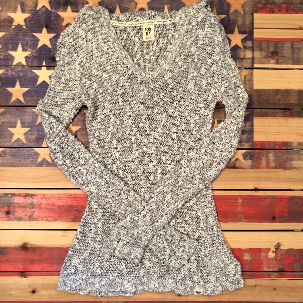 ROXY Knit Sweater With Hood